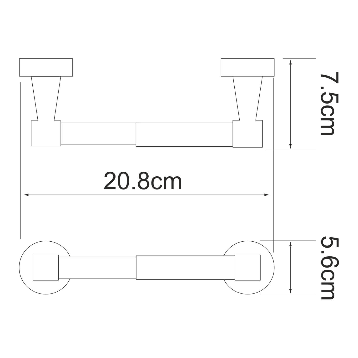 Держатель для туалетной бумаги WasserKRAFT Isen K-4022