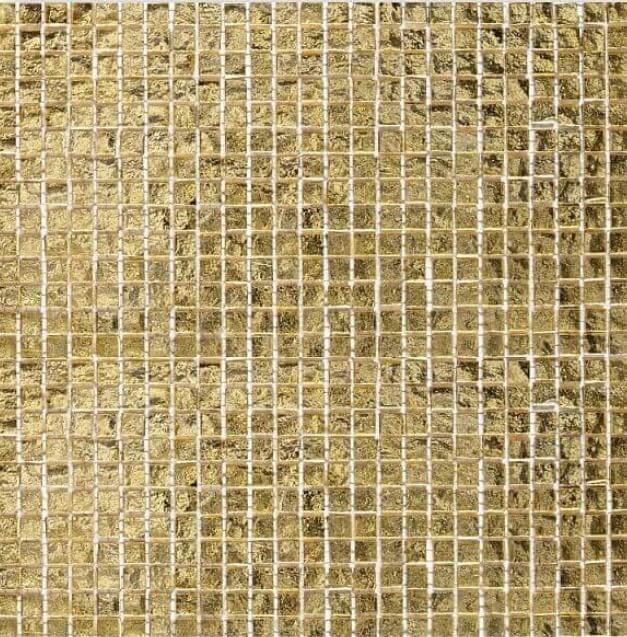 Мозаика Art & Natura Murano Specchio MS4, 30x30, под металл, золотая, глянцевая