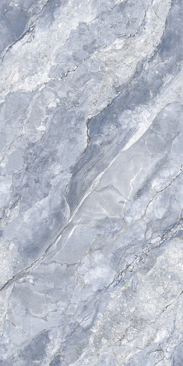 Керамогранит Ceradim Ocean Gorgeous Blue Голубой Полированный, 60x120, под камень, голубой, полированный