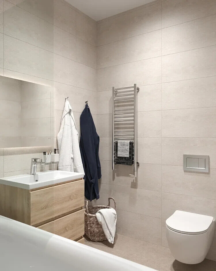 Настенная плитка Argenta Light Stone Beige, 30x90, под штукатурку, бежевая, матовая