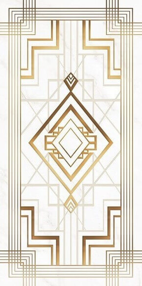 Декор Нефрит Керамика Боттичино 04-01-1-18-05-00-1235-0, 30x60, геометрия, белый, матовый