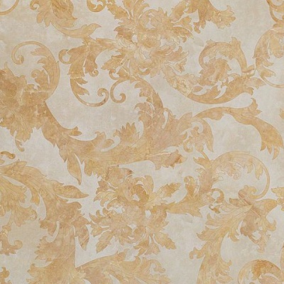 Декор Versace Marble Mod.Barocco Oro, 58.5x58.5, под обои, золотой, лаппатированный
