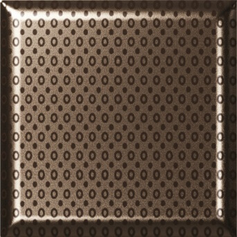 Настенная плитка Baldocer Diva Novel diva bronce, 15x15, под металл, бронзовая, рельефная