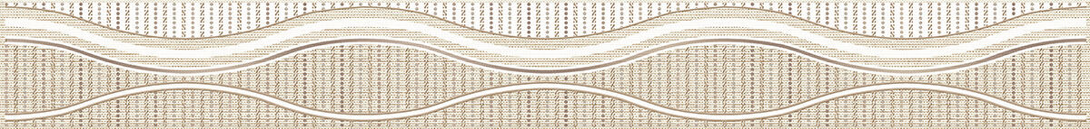 Бордюр Azori Romanico Flora, 6.2x31.5, под обои, бежевый, матовый