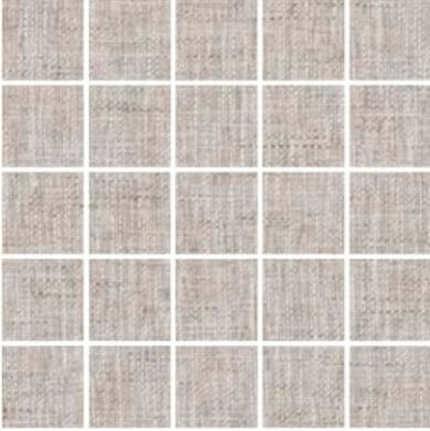 Мозаика Sant'Agostino Fineart Mosaico Pearl, 30x30, под текстиль, бежевая, матовая