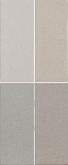 Настенная плитка 41zero42 Cosmo Brick Grigio Matte, 6.5x15.5, под майолику, серая, матовая