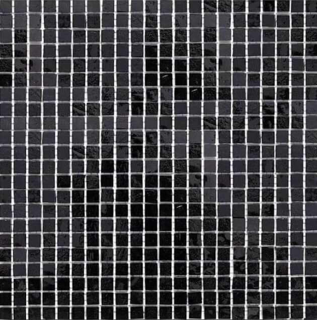 Мозаика Art & Natura Murano Specchio MS22, 30x30, под металл, чёрная, глянцевая