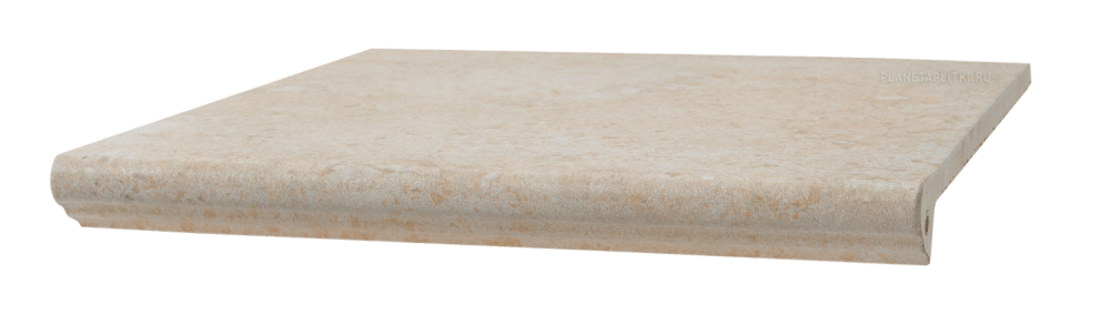 Ступень Azuliber Aitana Blanco Peldano Fiorentino, 33.3x33.3, под камень, белая, матовая