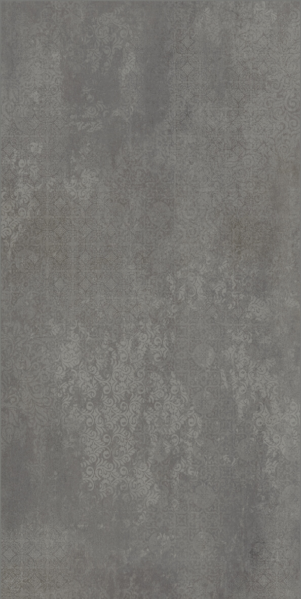 Керамогранит Century Reaction Electron Damask Naturale, 60x120, под обои, серый, матовый