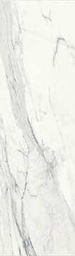 Керамогранит NovaBell Imperial Calacatta Bianco Silk., 10x30, под мрамор, белый, полированный