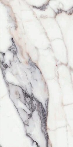 Керамогранит Rex Ceramiche Les Origines de Rex Argent Matte Rett, 60x120, под мрамор, белый, матовый