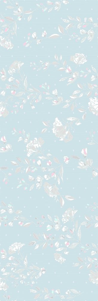 Вставка Creto Aurora Dew Celesta, 20x60, фауна, белая, матовая