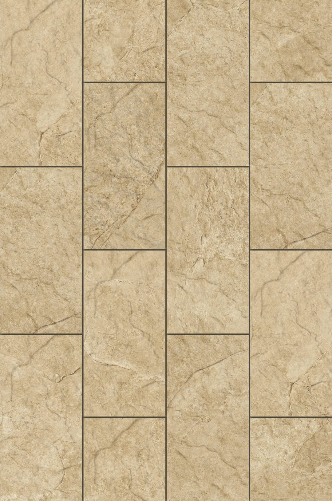 Керамогранит Cerrad Torstone Beige, 14.8x30, под камень, бежевый, матовый