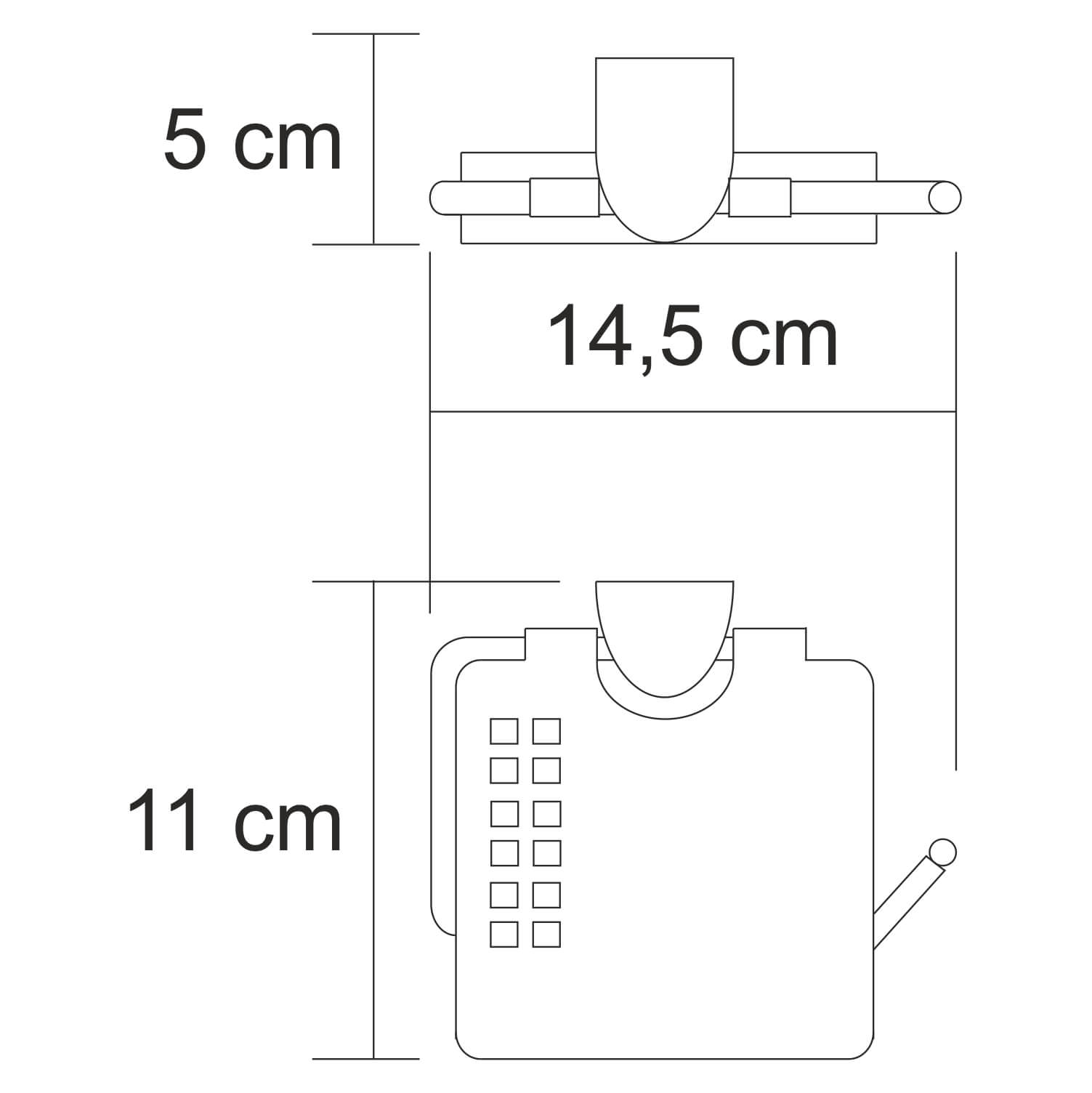 Держатель для туалетной бумаги WasserKRAFT Kammel K-8325