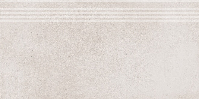 Ступень Kerama Marazzi Мирабо Светлый Обрезной DD253400R\GR, 30x60, под бетон, бежевая, матовая