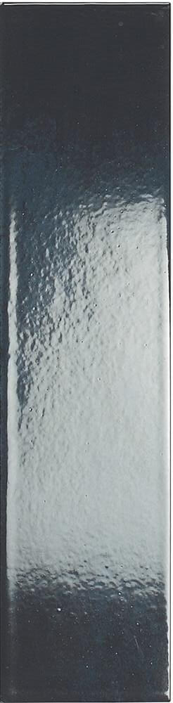 Настенная плитка APE Reality River, 7.5x30, моноколор, синяя, глянцевая