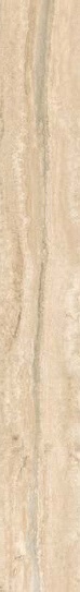 Керамогранит Sant'Agostino Via Appia Vein Cut Beige Kry, 7.3x29.6, под травертин, бежевый, глянцевый