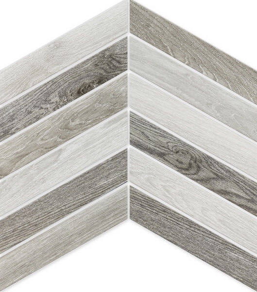 Керамогранит Monopole Ceramica Arrow/Line Arrow Vintage Mix, 8x40, под дерево, серый, матовый