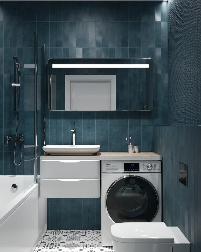Настенная плитка FAP Ceramiche Boston Petrolio, 7.5x30, моноколор, серая, матовая