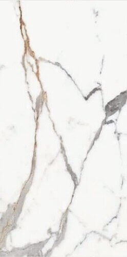 Керамогранит Rex Ceramiche Les Origines de Rex Glossy Rett, 60x120, под мрамор, белый, глянцевый