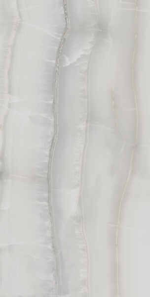 Керамогранит Sant'Agostino Akoya Silver Kry Ret, 60x120, под оникс, серебряный, полированный