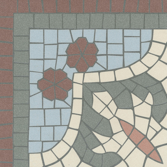 Керамогранит Revoir Paris Bel Histoire Gilbert Coin A, 15x15, под мозаику, мультиколор, матовый