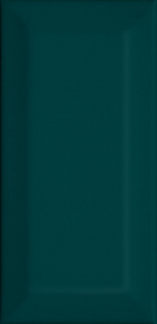 Настенная плитка Kerama Marazzi Клемансо Граньяно зелёный тёмный грань, 7.4x15, метро/кабанчик, зелёная, глянцевая