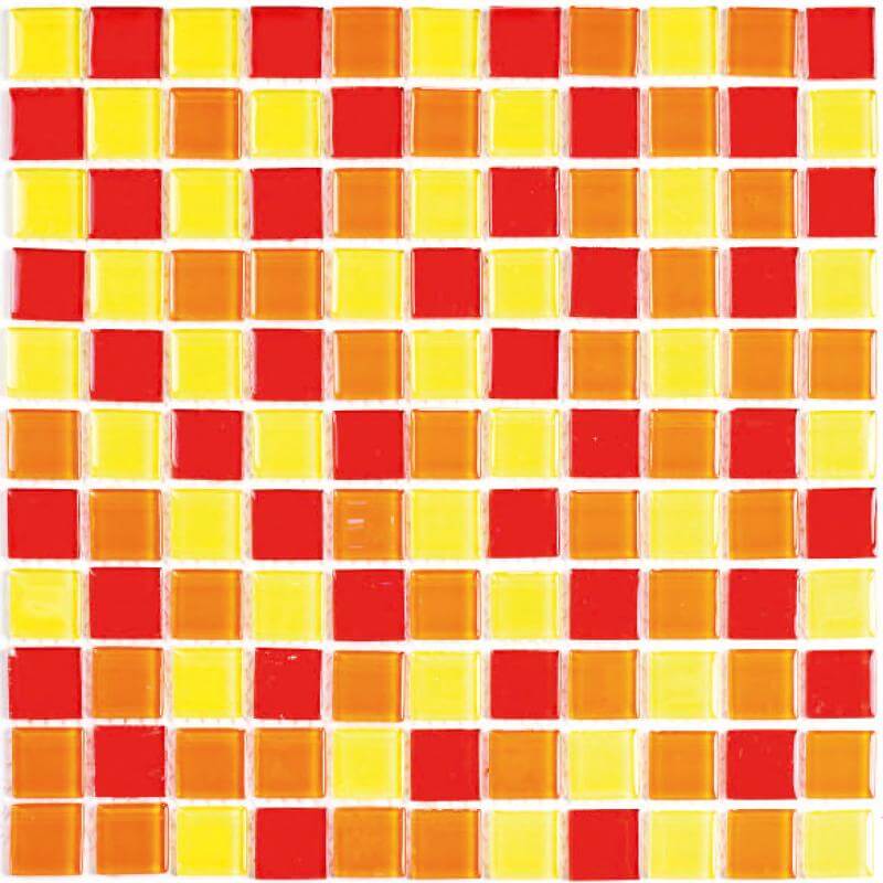 Мозаика Bonaparte Mosaics Fruit Mix, 30x30, моноколор, мультиколор, глянцевая