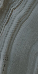 Настенная плитка Cavalli Agata Nero Nat Firma, 50x100, под оникс, антрацит, матовая