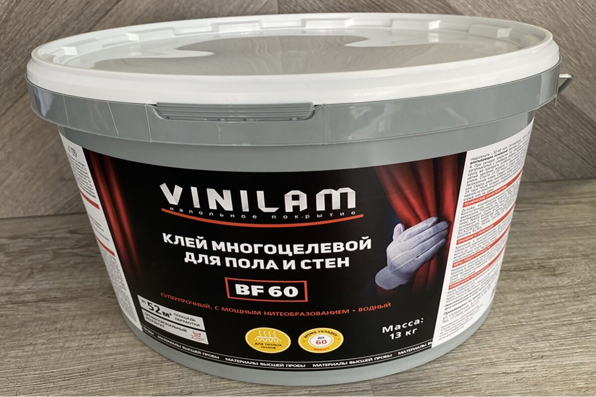 Сопутствующие для Кварц-винила Vinilam Клей Vinilam BF60 (13 кг) BF60