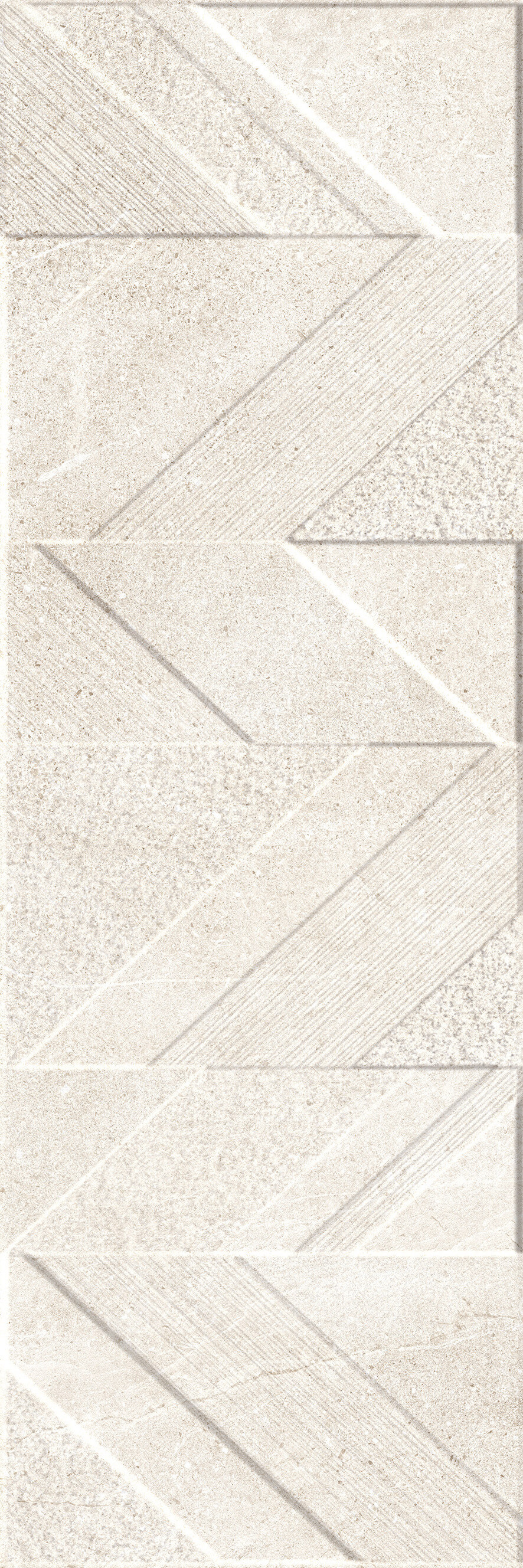 Настенная плитка Ibero Lune Concept Beige MATE, 30x90, под камень, бежевая, рельефная