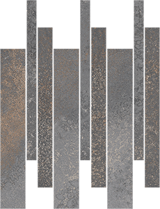 Мозаика Vives Yuri Mosaico Nanti NT Grafito, 30x30, под металл, серая, матовая