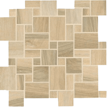 Мозаика Vallelunga Tabula Mosaico Miele Modular, 30x30, под дерево, бежевая, матовая