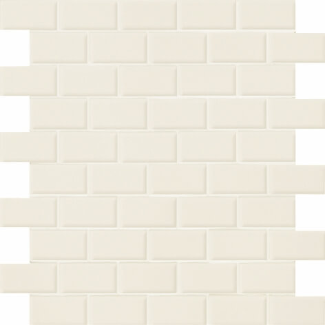 Мозаика Ceramica Grazia Essenze Mosaico  Magnolia, 30x30, под кирпич, бежевая, глянцевая