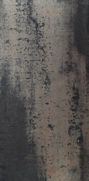 Керамогранит Tau Ceramica Corten B Mat., 30x60, под металл, чёрный, матовый