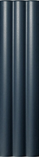 Настенная плитка DNA Tiles Match Curved Midnight Blue Matt, 6.25x25, моноколор, синяя, матовая