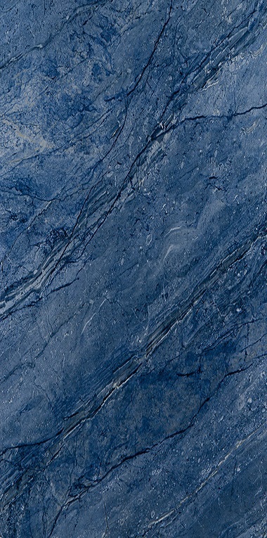 Керамогранит Prissmacer Porcesshine Milos Blue Super Polished, 60x120, под камень, синий, полированный