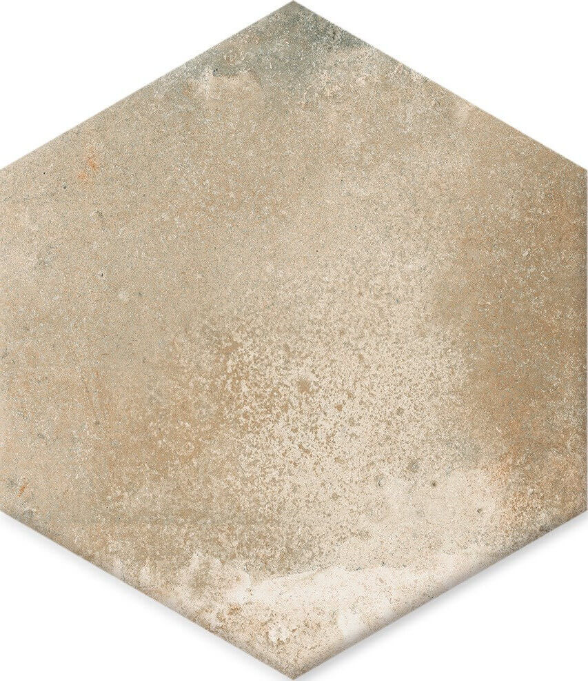 Керамогранит Sant'Agostino Native Beige Esagono, 35x50, под камень, бежевый, матовый