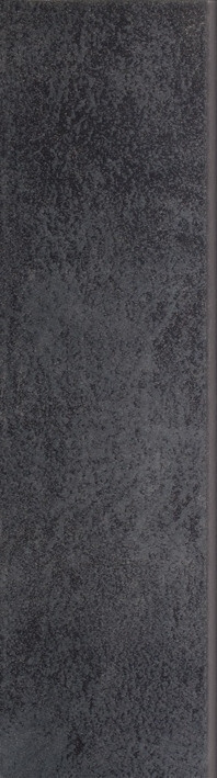 Керамогранит Paradyz Bazalto Grafit Cokol Ciety, 8.1x30, под камень, антрацит, матовый