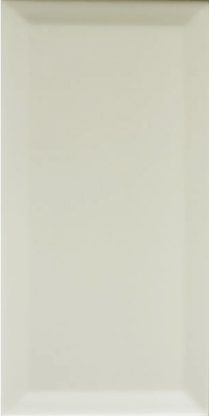 Настенная плитка Fabresa Biselado Hueso, 10x20, метро/кабанчик, серая, глянцевая