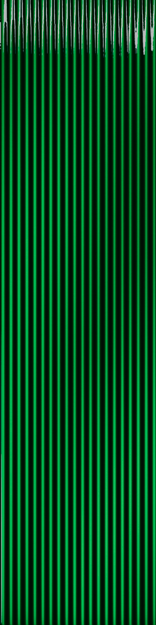 Настенная плитка Amadis Fine Tiles Stripes Victoria Crackle, 6.5x26.1, кракелюр, зелёная, глянцевая