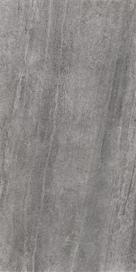 Керамогранит NovaBell Vail Lev Anthracite, 60x120, под камень, серый, глянцевый