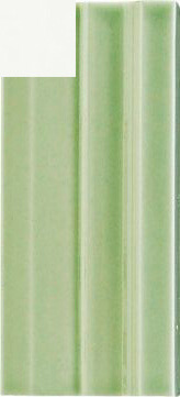 Бордюр Ceramica Grazia Listelli Toro Bianco, 5.5x13, моноколор, белый, глянцевый