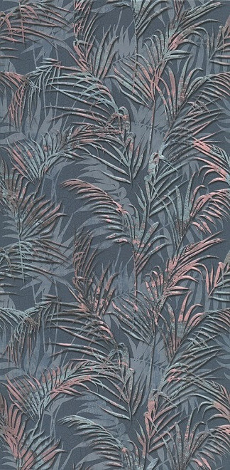 Декор Kerama Marazzi Альма, 30x60, флора, розовый, матовый