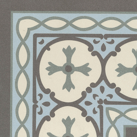 Керамогранит Revoir Paris Bel Histoire Jacques Coin A, 15x15, орнамент, мультиколор, матовый