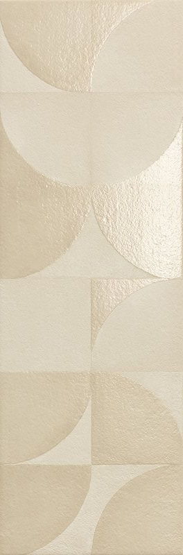Настенная плитка FAP Ceramiche Mat & More Beige, 25x75, 3d, бежевая, матовая