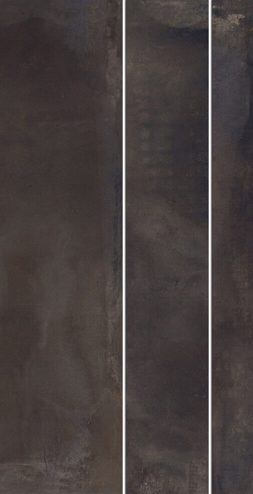 Керамогранит ABK Interno 9 Dark Mix SZ.RT, 60x120, под металл, чёрный, матовый