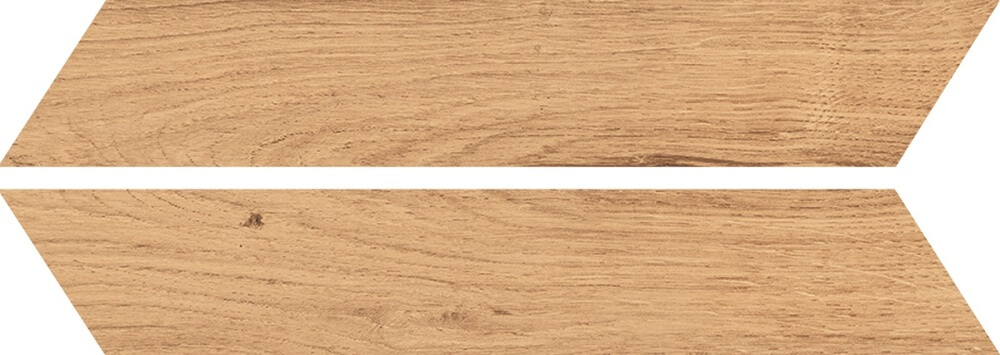 Керамогранит Bottega Feelwood Blonde Chevron, 7.5x40.7, под дерево, бежевый, матовый