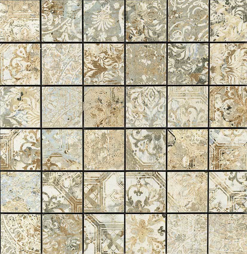 Мозаика Aparici Carpet Mosaico Sand Nat., 29.75x29.75, под камень, бежевая, матовая