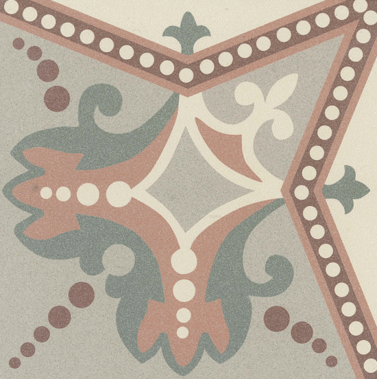 Керамогранит Revoir Paris Bel Histoire Lili Coin A, 15x15, под бетон, мультиколор, матовый